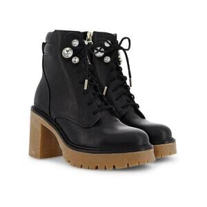Sophia Webster Zadie Platforms Leather Ankle Booties Grunge Glam Punk 36/ US 5.5